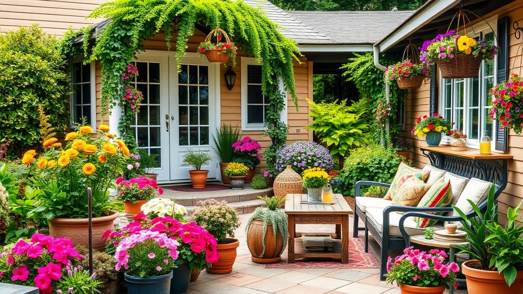 Creëer een gezellige tuin met eenvoudige tips en inspiratie